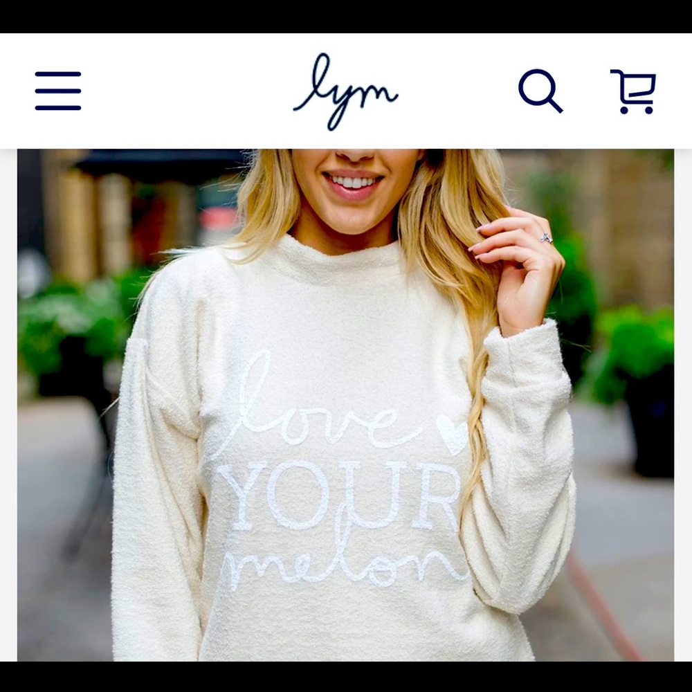 Love your melon cream sweater